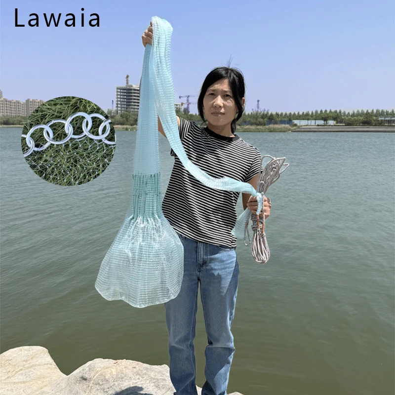 Red de Pesca Tradicional Lawaia – Lanzamiento Manual con Cadena Hierro - imagen 2