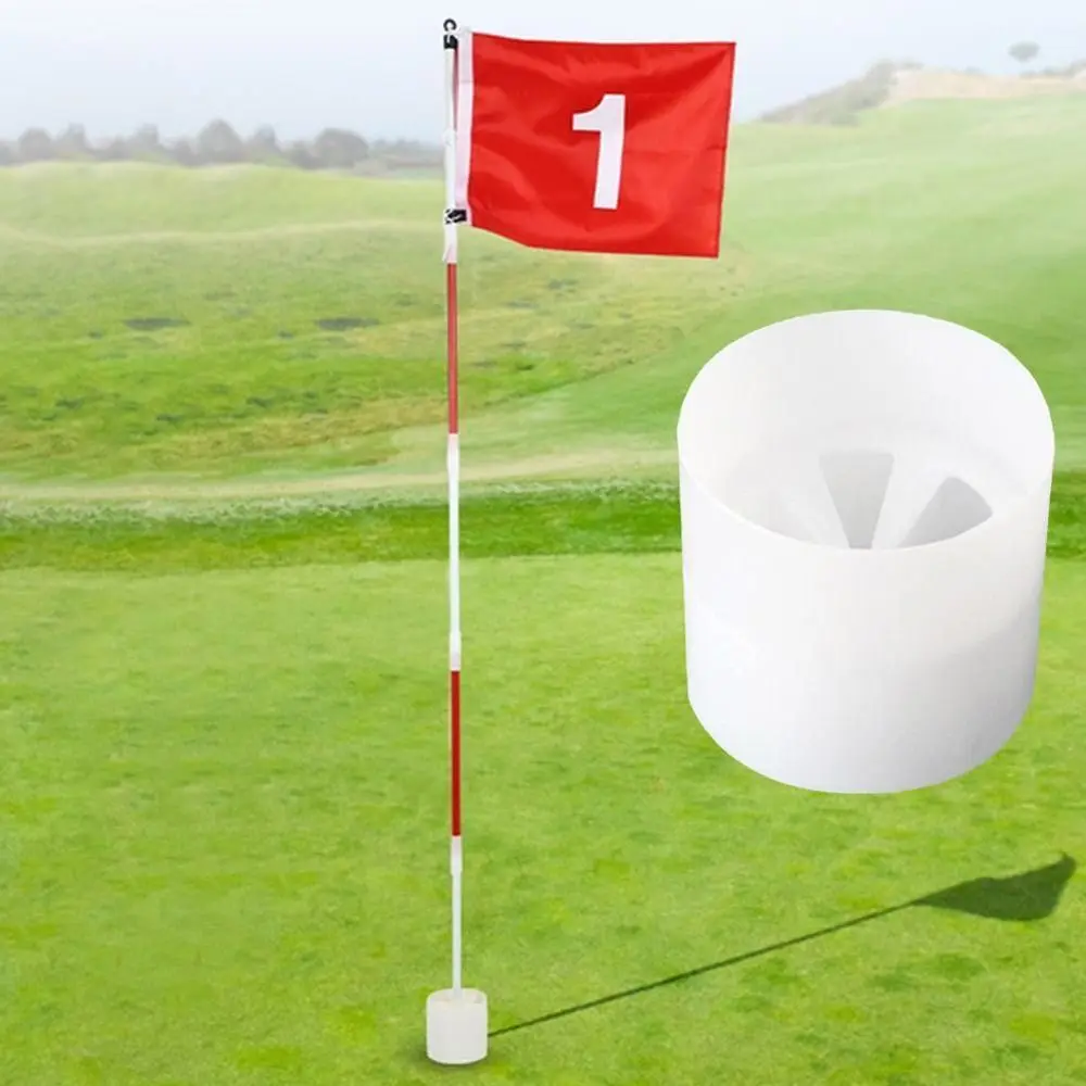 Suministros de ayuda portátiles para interiores y exteriores, herramienta de práctica de taza con agujeros para entrenamiento de Golf, taza para Putter de Golf - imagen 4