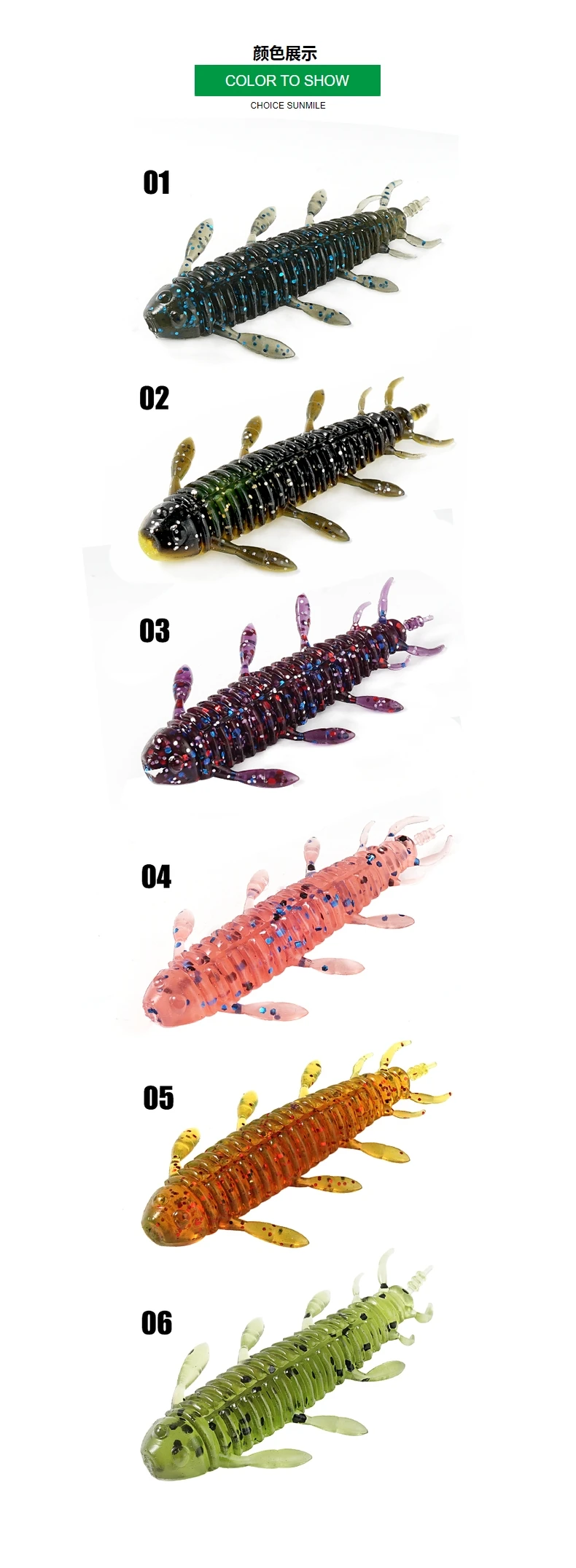 Explore el mundo vibrante del color para generar con nuestra diversa selección de cebo de aspecto natural