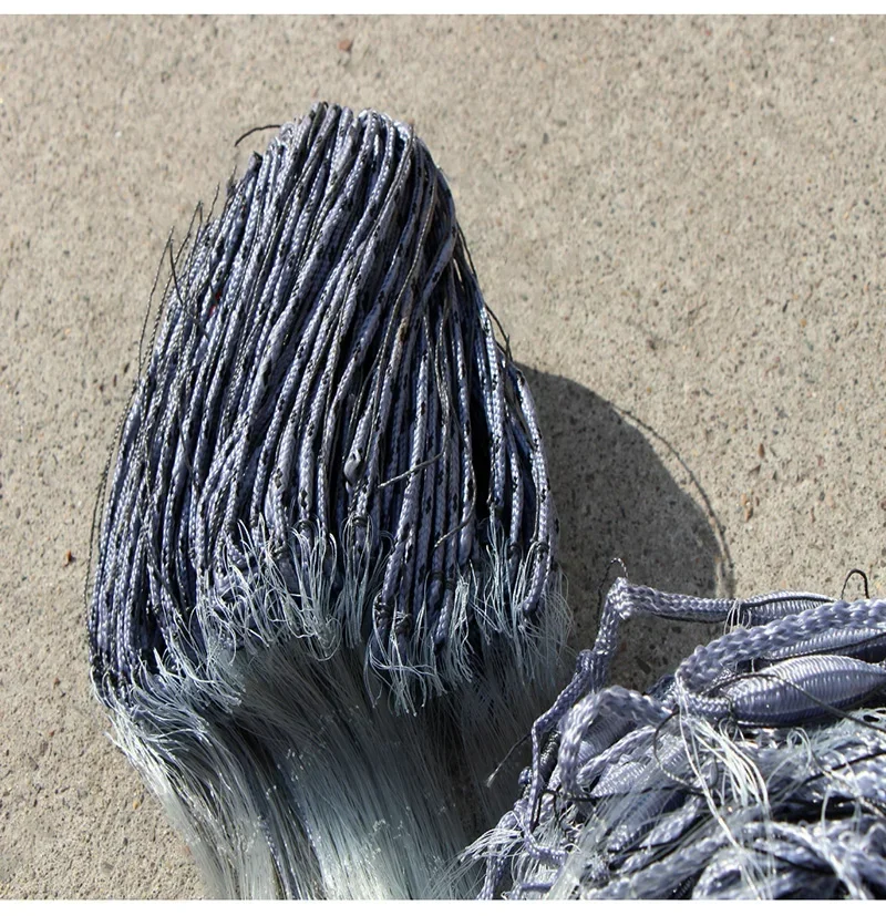 Red de enmalle Lawaia, redes de pesca de estilo europeo hechas a mano, aparejos de red finlandesa, equipo de pesca de 30x1,8 m - imagen 3