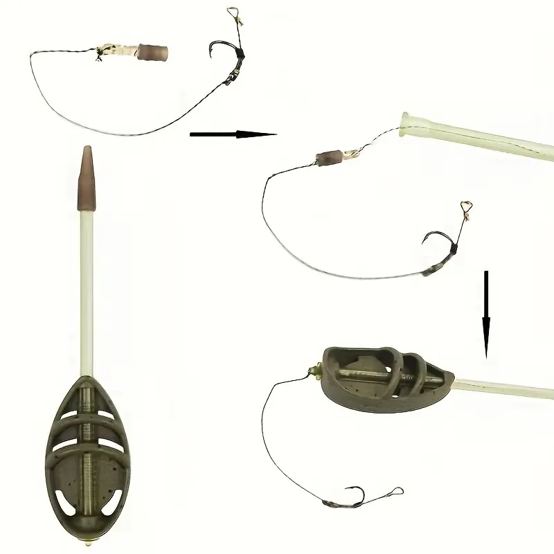 Alimentador de método para carpa con jaula de cebo y molde - imagen 5