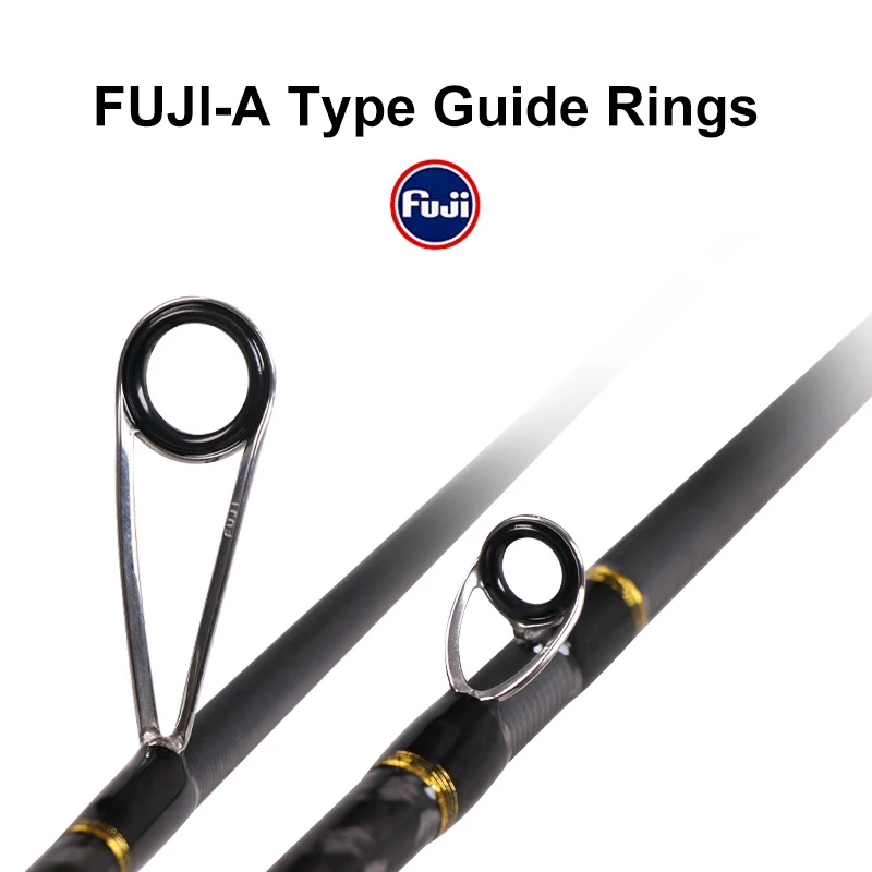 SPURS Pro Light Game caña de pescar 1,86 2,15 m UL/L acción rápida guía FUJI caña de carbono giratoria para trucha Rochfish Bass - imagen 3