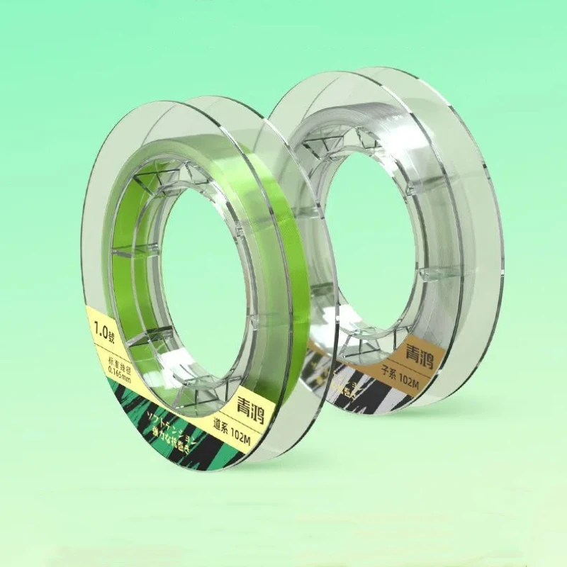 Sedal de pesca de nailon de 102m, línea principal auténtica, sedal de pesca de carpa cruciana, fuerte resistencia a la tracción, línea de señuelo de alta gama - imagen 3