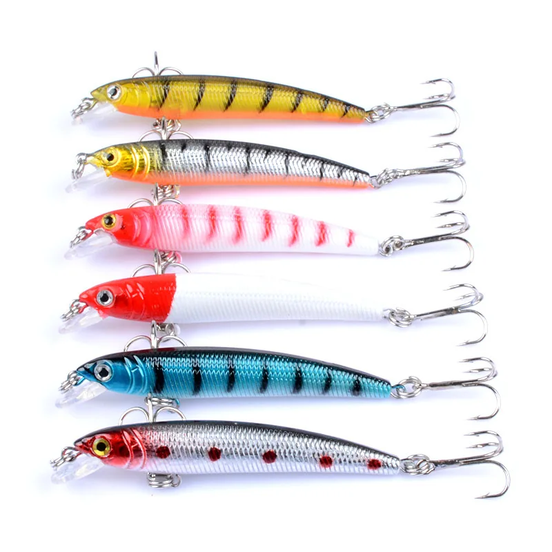 Cebo de pesca MINNOW 43 piezas, señuelos de Pesca rockfishing, Crankbait Popper - imagen 2