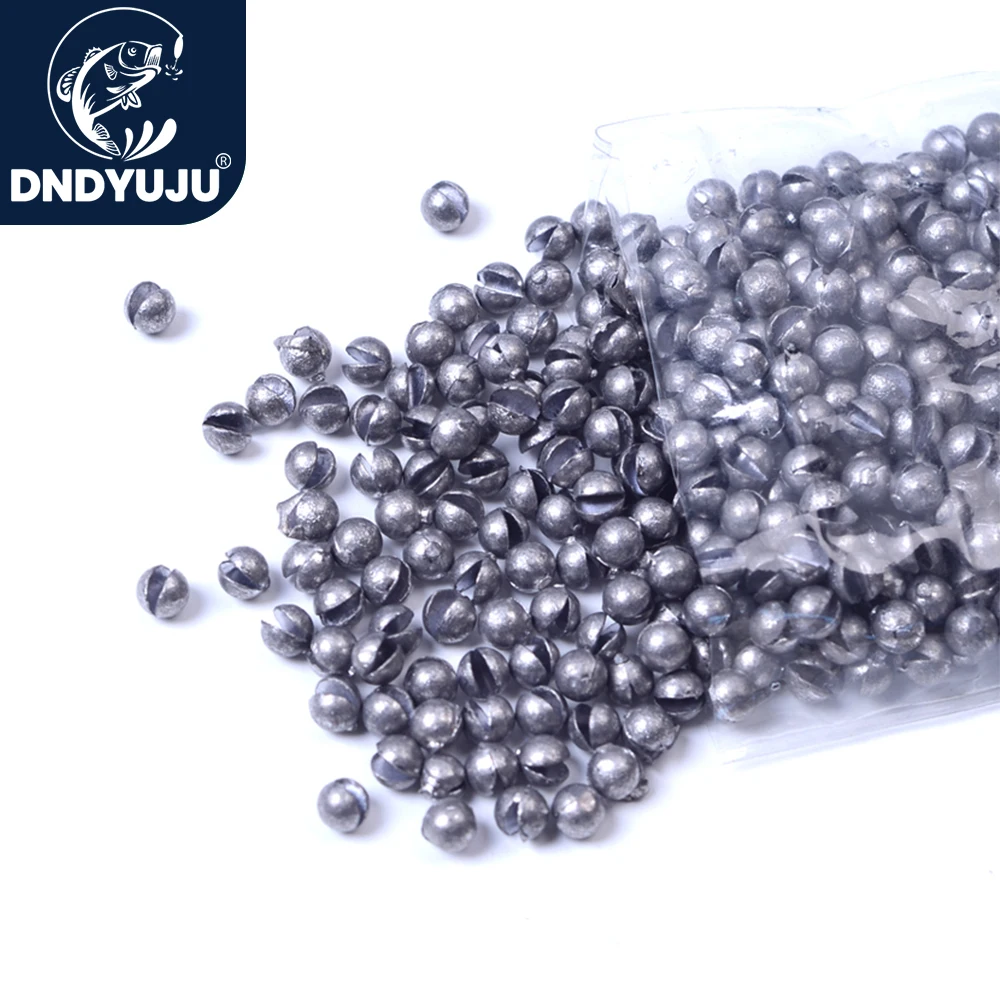 DNDYUJU 0,2g-1,7g pesca de carpa sólido ovalado tiro dividido plomo explosión señuelo de pesca peso aparejos de pesca auxiliares
