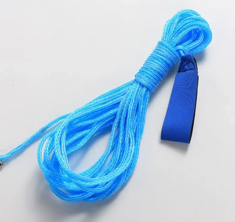 Lawaia red fundida con colgante de acero para exteriores, línea trenzada, red de pesca con anillo azul de plástico grande, 3m - imagen 5