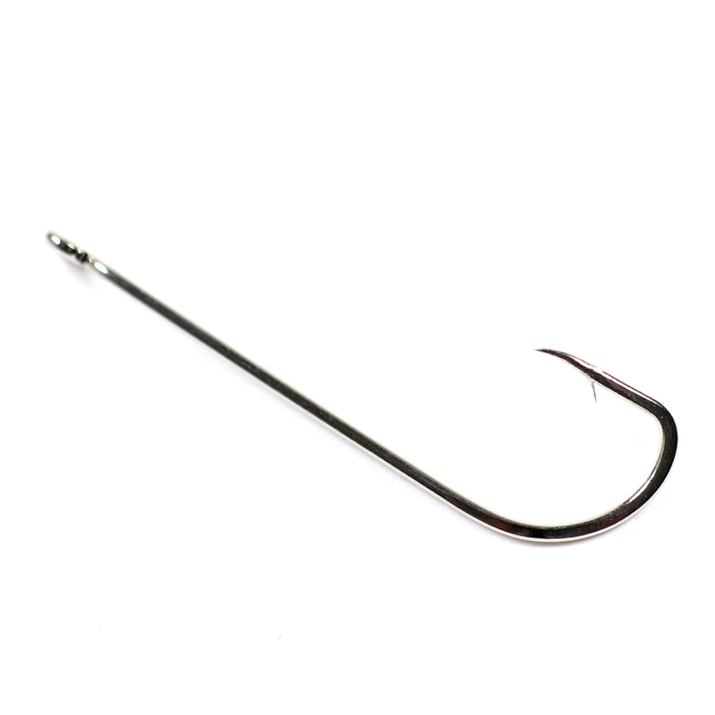 Gancho de pesca de pico de vástago largo, anzuelos de varios tamaños 6, 4, 2, 1, 100, 1/0, 2/0, 3/0, 4/0, 5/0, 6/0, 7/0, 8/0, 9/010/0, piezas, - imagen 4
