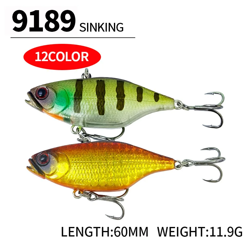 Cebo duro Biónico de Luya sumergido, cebo de fundición remota, boca doblada, 60mm/11,9g - imagen 2