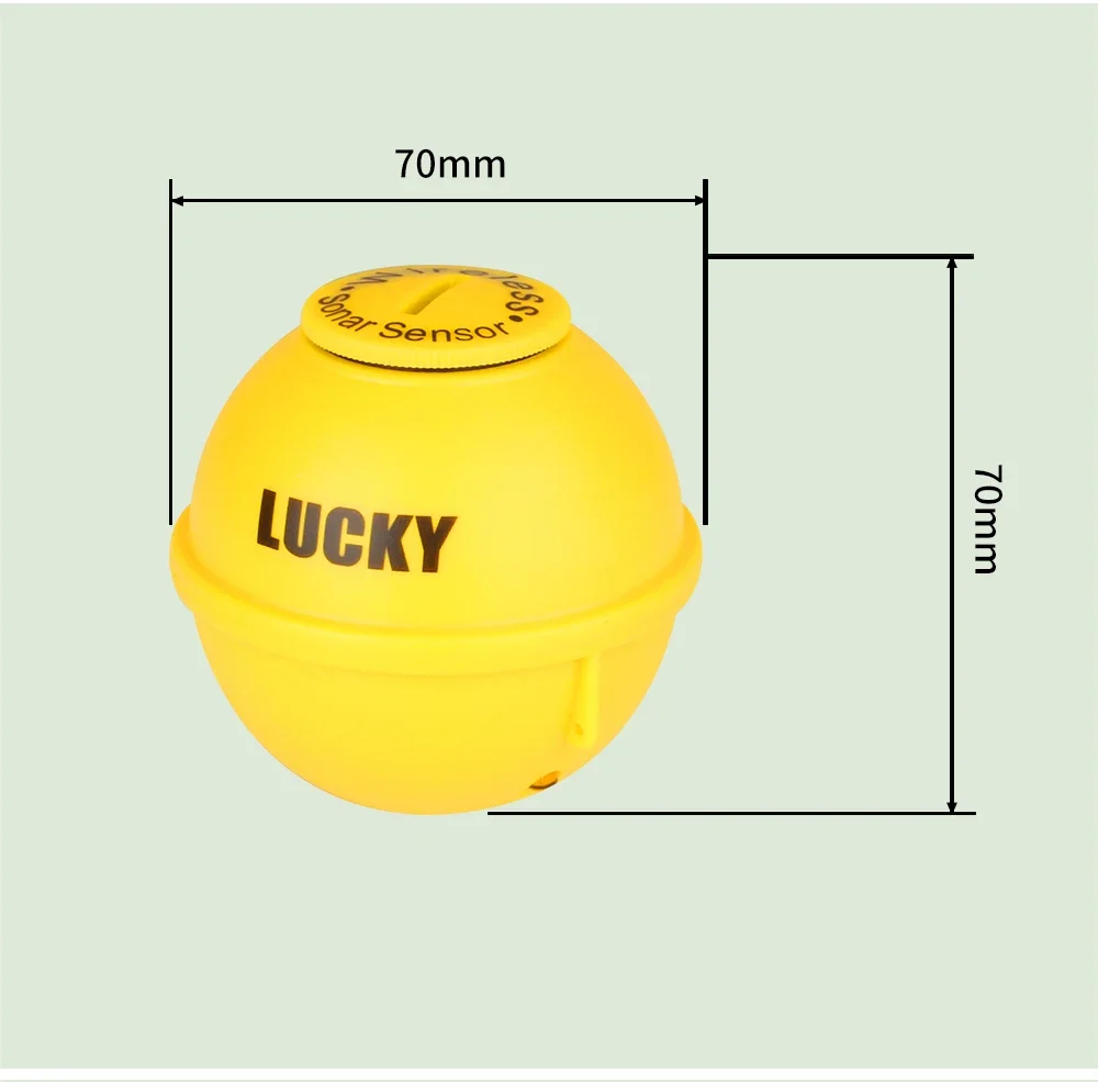 Transductor de Sensor de Sonar inalámbrico Original de la suerte para FFw718la FF1108-1cwla FF718lic-wla Sensor buscador de peces inalámbrico para pesca en hielo - imagen 2