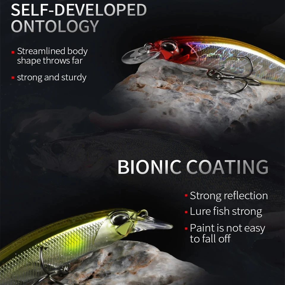 TSUYOKI Pastor 85SP Jerkbait Minnow señuelo de pesca suspensión Wobblers Peche Blackfish Isca Artificial Leurre Duo Realis Jerkbait - imagen 4