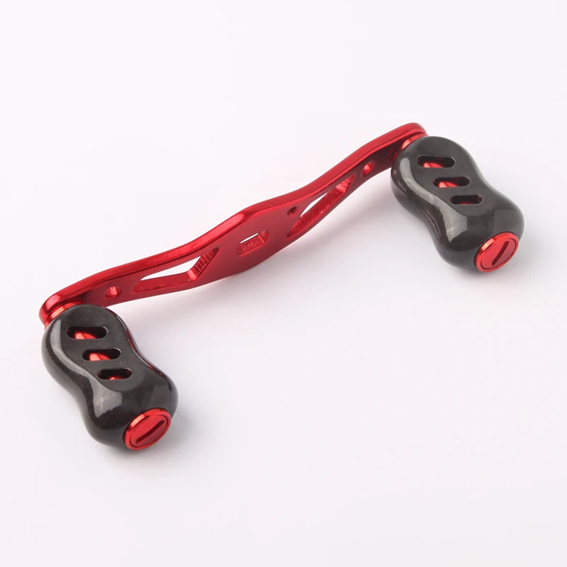 Kawa 1 pieza, nuevo carrete de pesca, perilla de carcasa de fibra de carbono para carrete S/D, perilla de mango incluida 2 rodamientos, accesorio basculante de carrete de pesca DIY - imagen 4