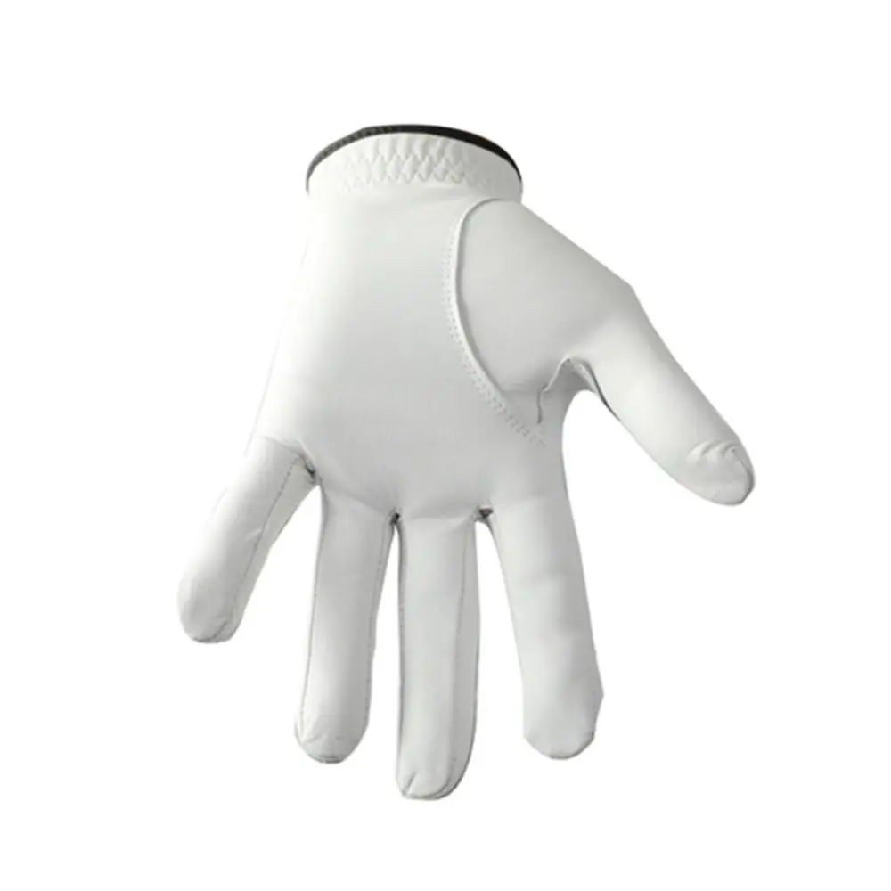 Guante de Golf deportivo de piel de oveja para hombre, guante de Golf de cuero blanco de una sola mano izquierda, accesorios de Golf transpirables antideslizantes para hombre - imagen 3