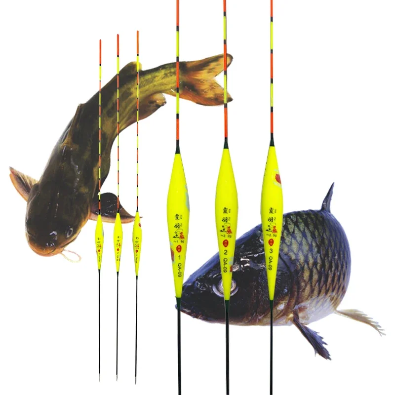 Flotadores de pesca duraderos portátiles, 5 piezas, caña, varios tamaños, flotador de cola larga, accesorios para herramientas de pesca al aire libre - imagen 5