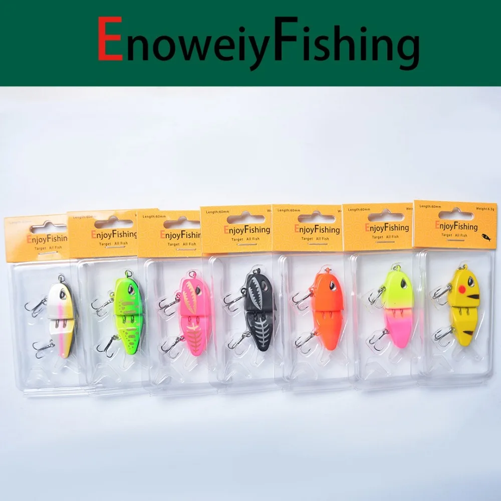 Crankbait lubina 2 segmentos buceo profundo – señuelo plástico realista - imagen 3