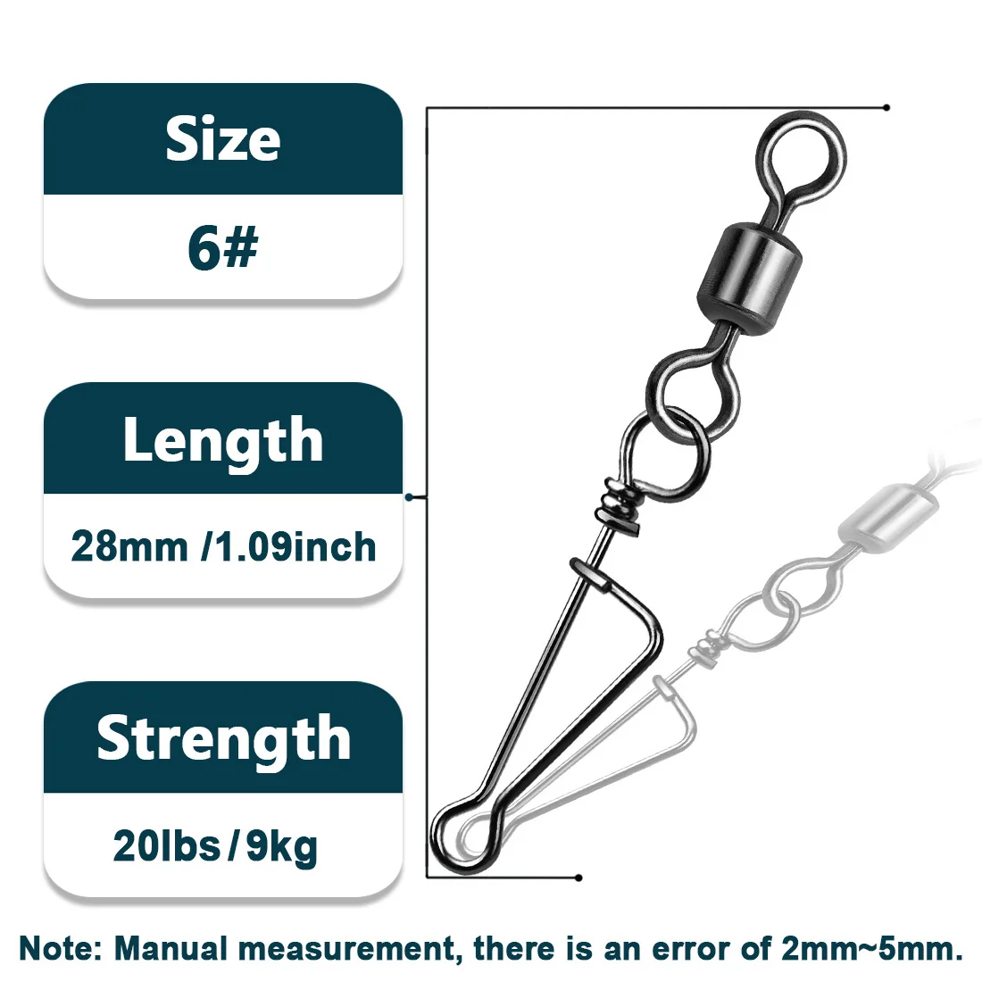 Size 6    28mm 9kg