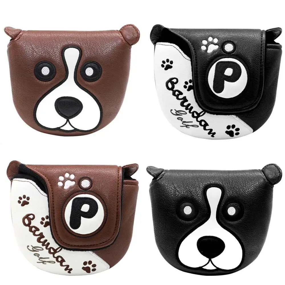 Funda protectora con cierre magnético para palo de Golf, cubierta para cabeza de perro Boston, mazo de Golf, Putter - imagen 2