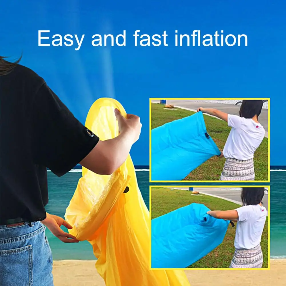 Cojín inflable para sofá, tienda de campaña, cama, saco de dormir, portátil, duradero, para exteriores, colchón de aire para playa, tumbona plegable - imagen 5