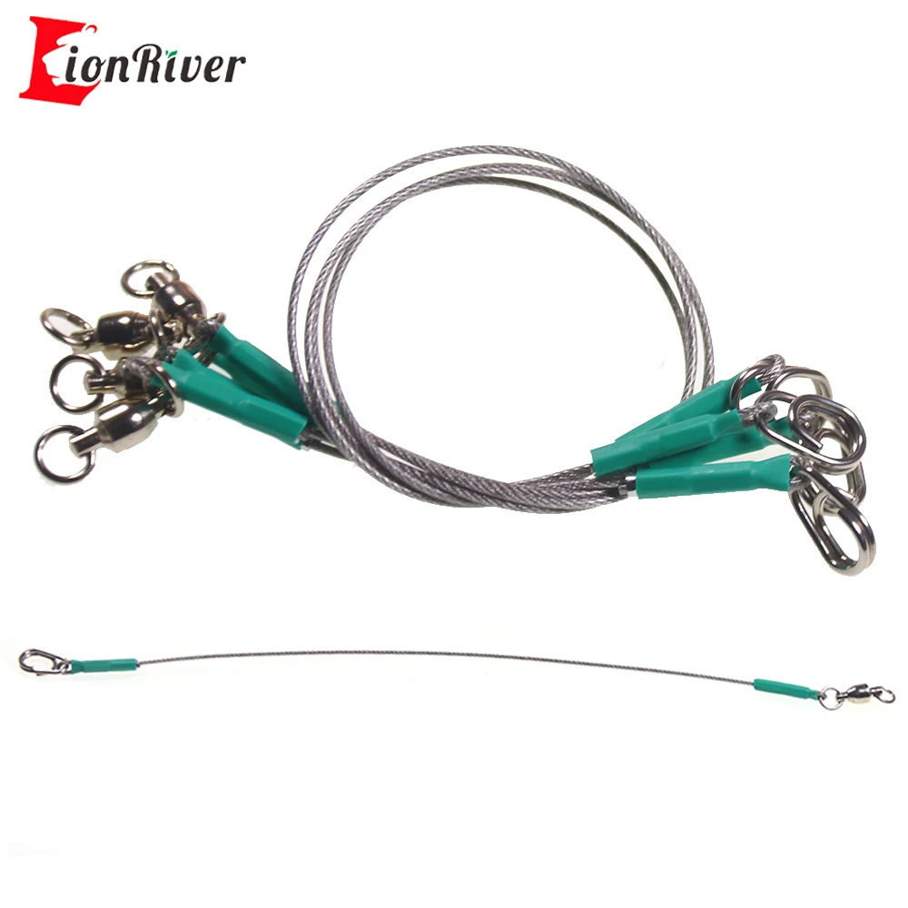 Correas de acero antimordida Lionriver con giratorio y clip