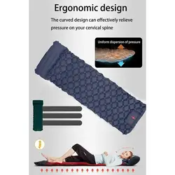 1 Uds nuevo LT-88 colchón de aire para acampar tienda individual ultraligera estera para dormir portátil resistente a la humedad almohada con correa para el pie