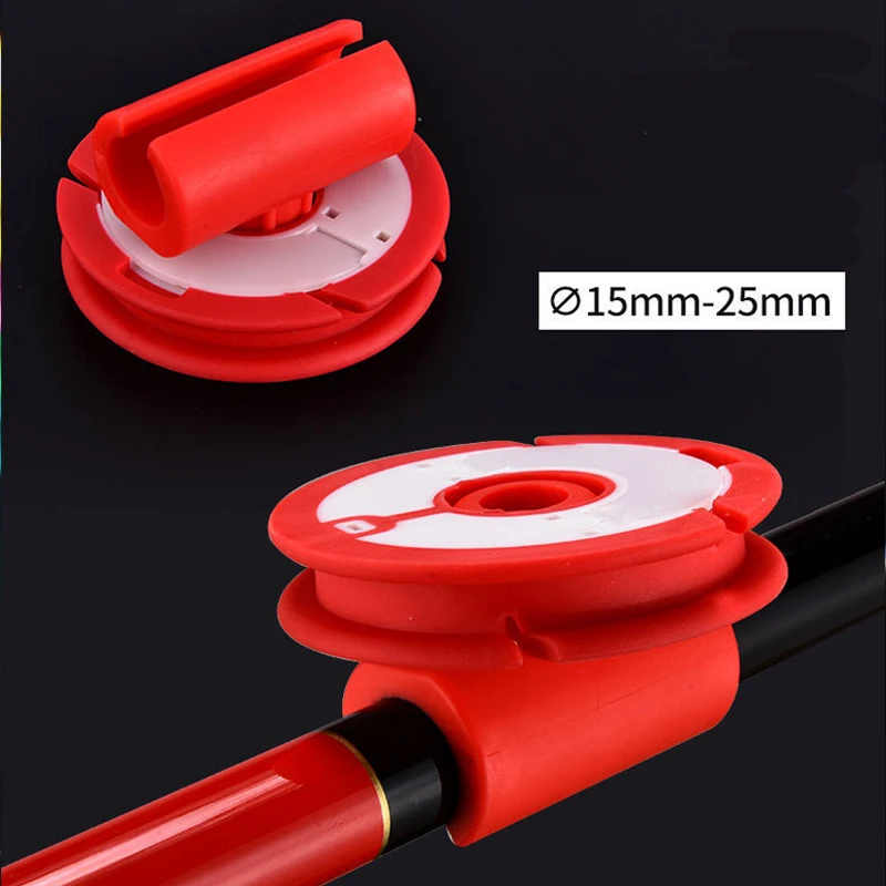 Receptor de línea de pesca Universal, Conector de carrete, varilla de silicona, anillo de almacenamiento, enrollador de línea de pesca, aparejos de pesca, 2 unids/set - imagen 2