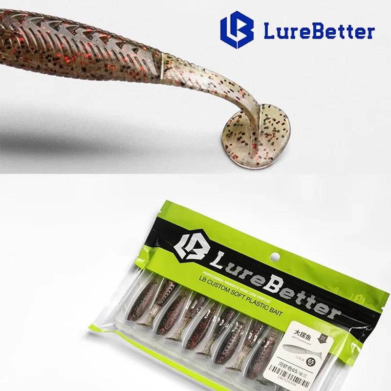 55/65mm hundimiento lento 12 unids/pack señuelo suave cebo de pez fundido Artificial aparejos de pesca cebo para agua dulce de mar - imagen 5