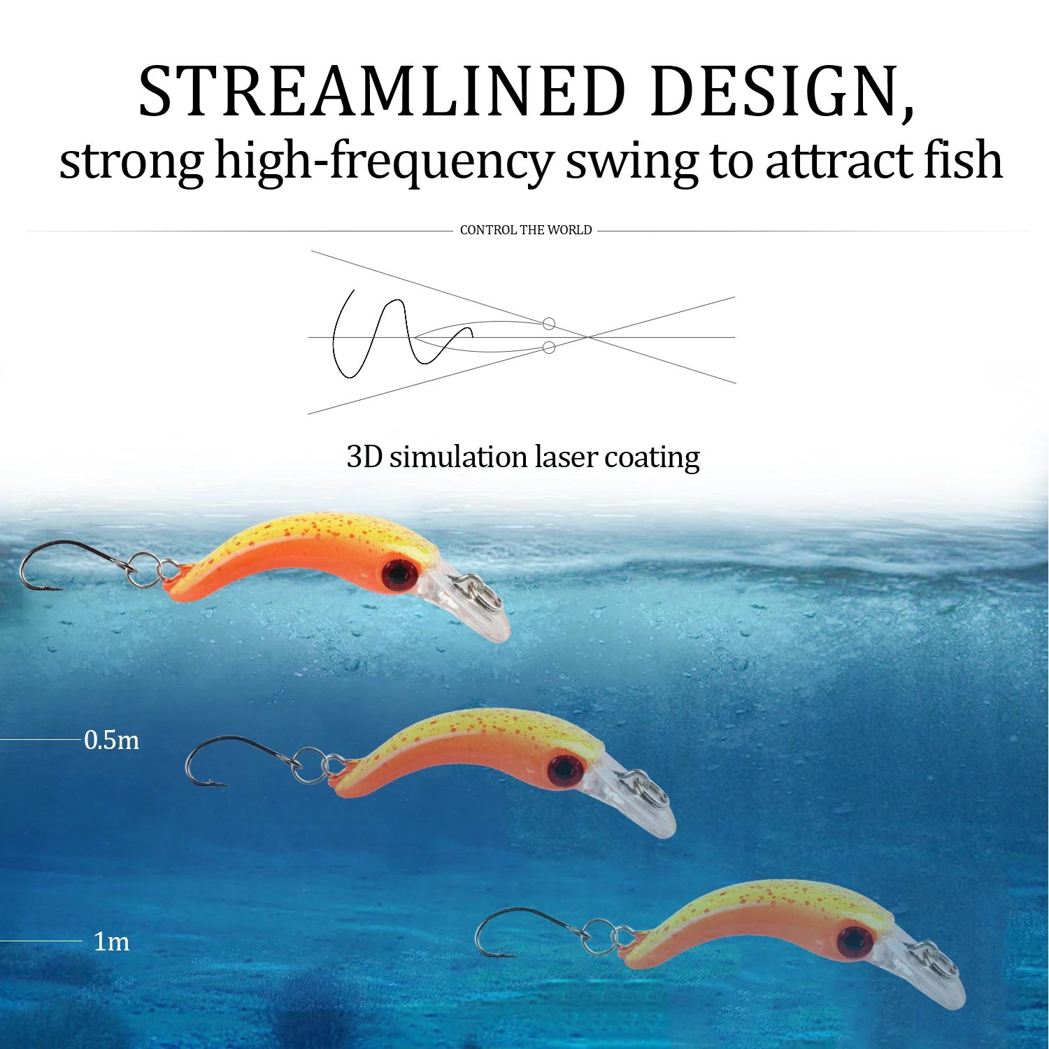 Mini señuelo de pesca Minnow Wobblers, cebo duro Artificial flotante, anzuelo afilado, Crankbait, trucha, Lucio, aparejos de lubina, 3,7 cm, 1,5g, 1 pieza