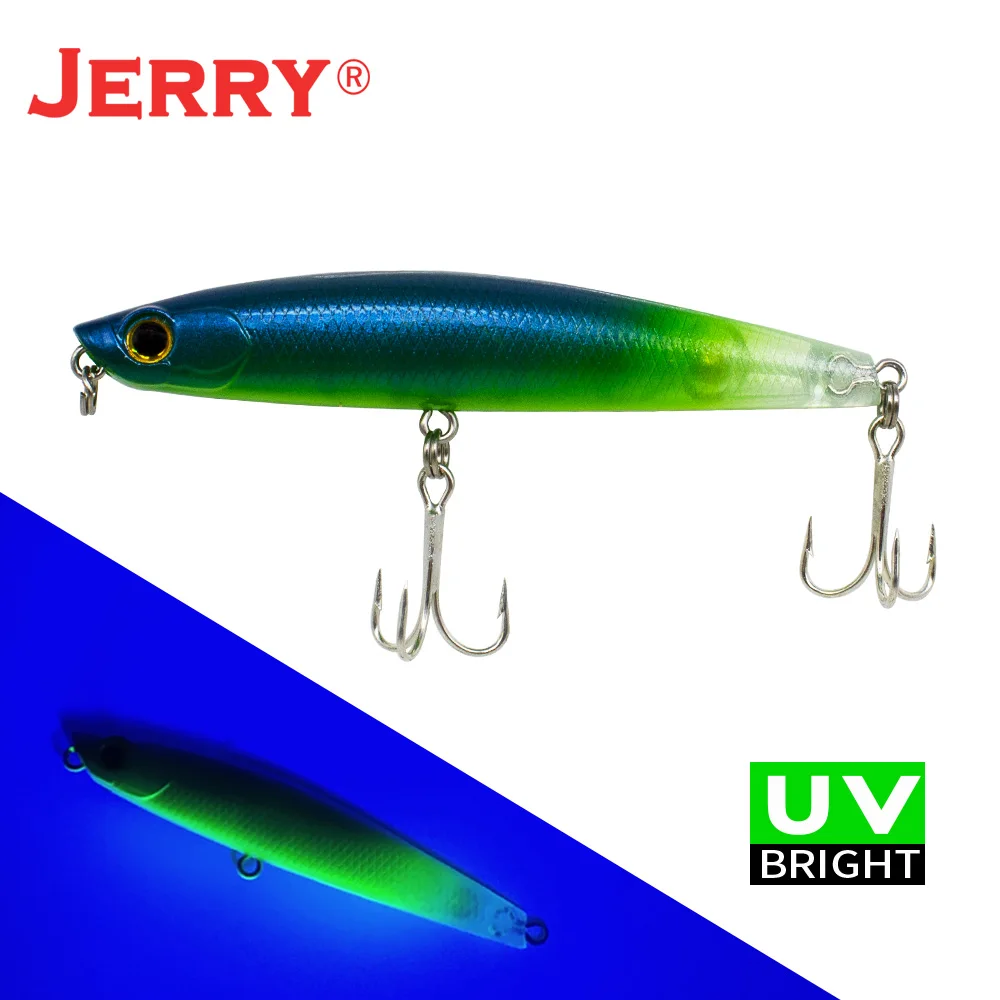 Jerry Blade caliente 55 70 85 105mm Topwater lápiz señuelo flotante Pesca calidad profesional cebo duro caminar el perro cebo Artificial - imagen 2