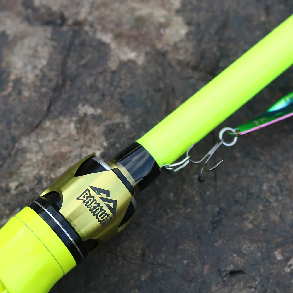 Nuevo Caña de pescar de 4 secciones, duradera, portátil, para viaje, fundición giratoria, 1,8 m, 2,1 m, señuelo ultraligero - imagen 4