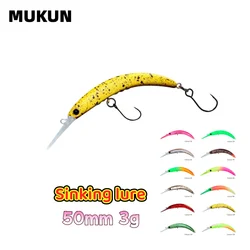 Señuelos duros MUKUN para lubina y trucha – Colores brillantes