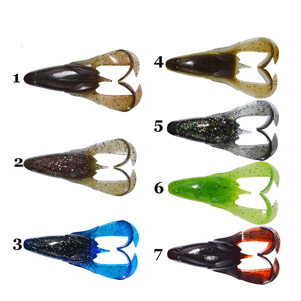 2 unids/set 90mm/15.5g cebo flotante de rana de agua, señuelo de pesca de trueno de silicona, cebo suave, aparejos de pesca Wobbler artificiales - imagen 3