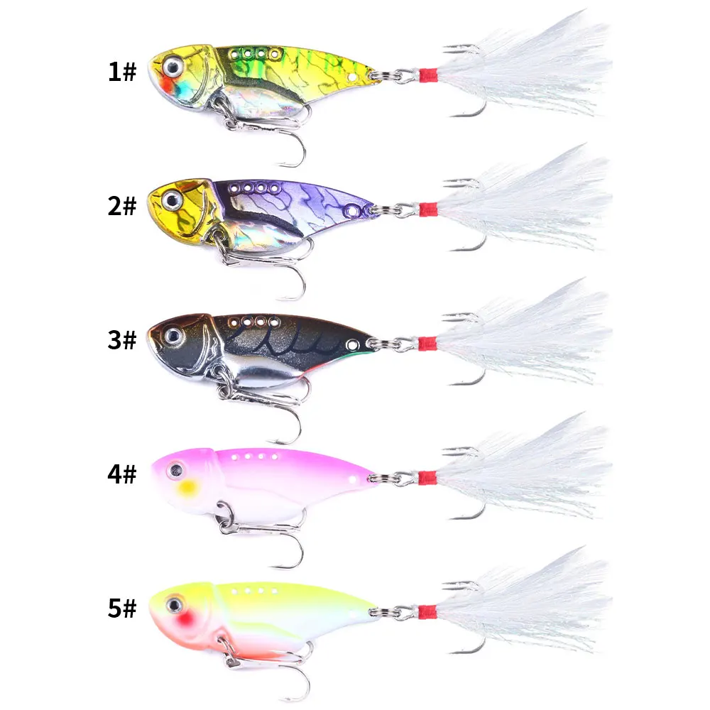Señuelo VIB 5.5cm con ojos 3D y vibraciones para lubina - imagen 2
