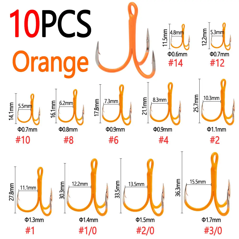 10pcs UV Orange