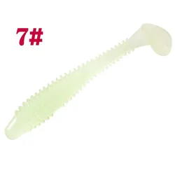Vinilo Luminoso T T T T T – 55mm diseño realista para pesca