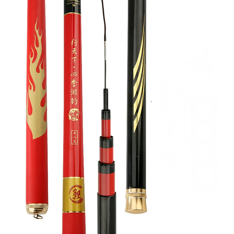 Caña de pescar superdura, ultraligera, de alto carbono, de mano, aparejos de Pesca, palo de Pesca Olta - imagen 2