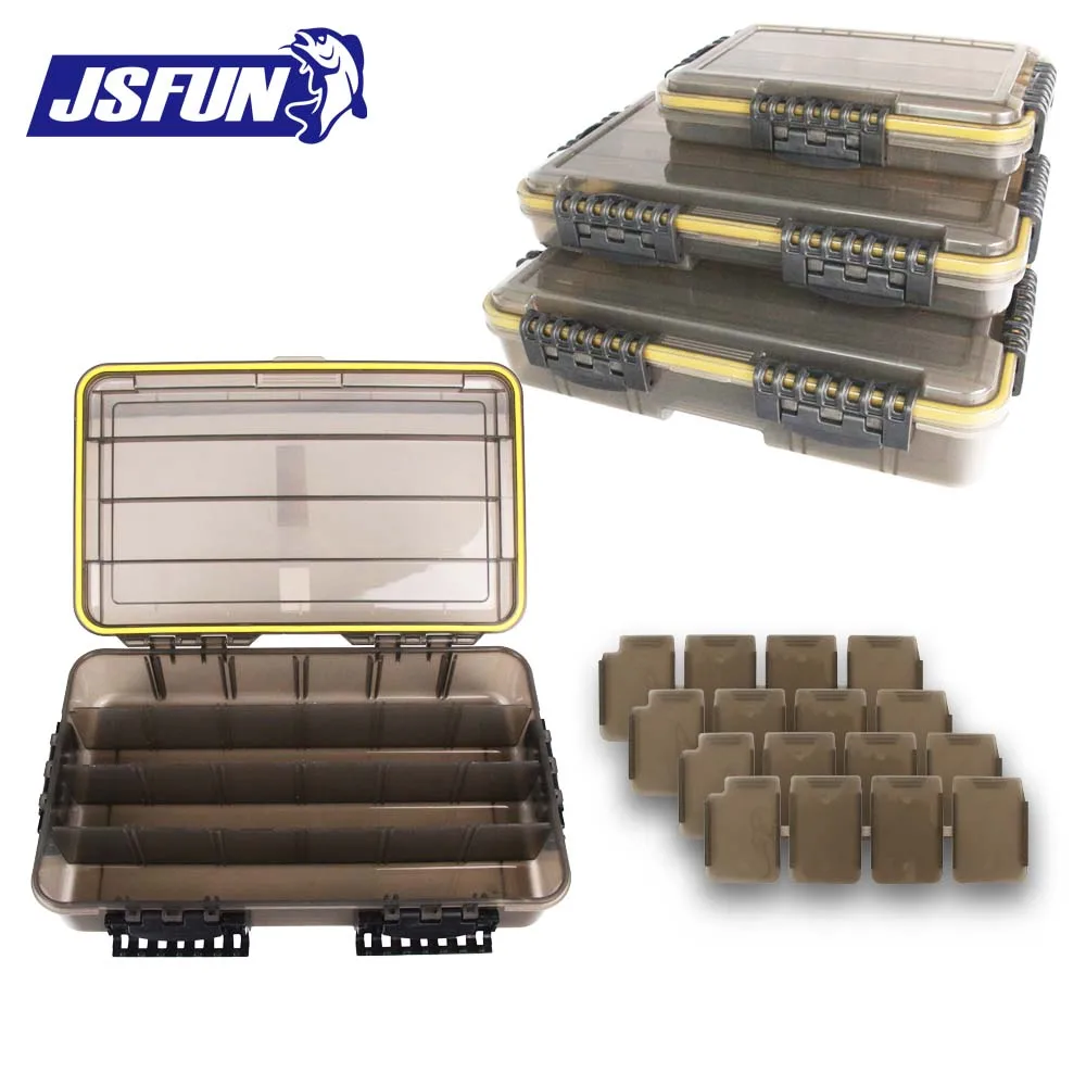 Caja de Pesca Impermeable JSFUN – Flotante con Divisores Ajustables