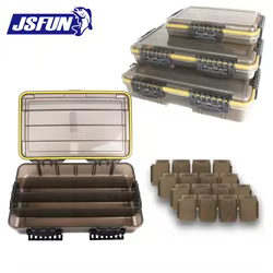 Caja de Pesca Impermeable JSFUN – Flotante con Divisores Ajustables