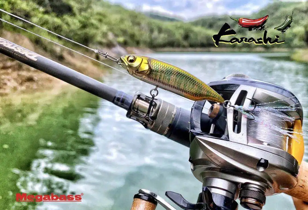 Señuelo japonés Megabass, cebo de lápiz de pimiento pequeño, 59MM, Karashi sumergido, bombeado, 5,25 gramos - imagen 2