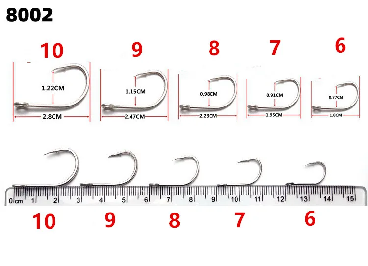 Black Nickel Fishing Hook Worm WACKY RIG Lure Soft Bait Fishhook 8 Pieces Bag Hooks Drop-shot Rig - imagen 4