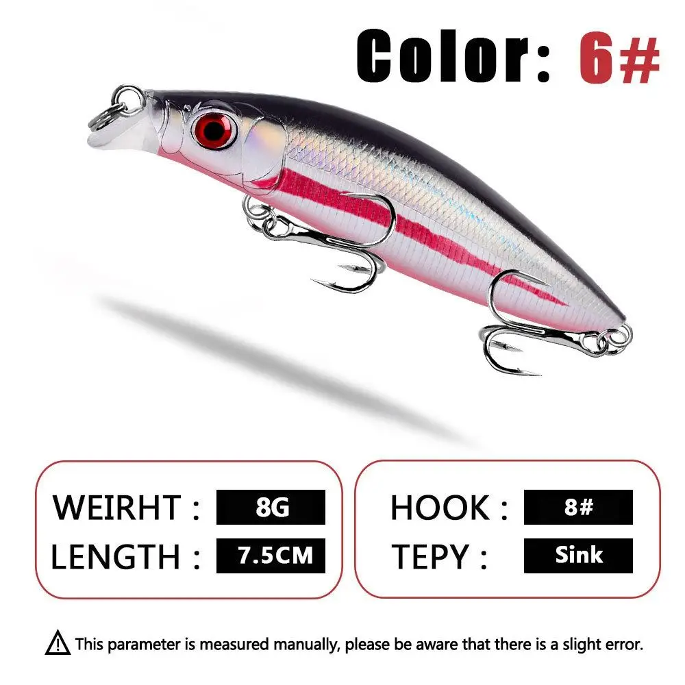 Este señuelo de pesca es una opción versátil para pescadores con un diseño elegante y una construcción duradera