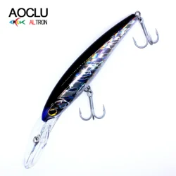 AOCLU Minnow flotante – Crankbait buceo 5m para lubina