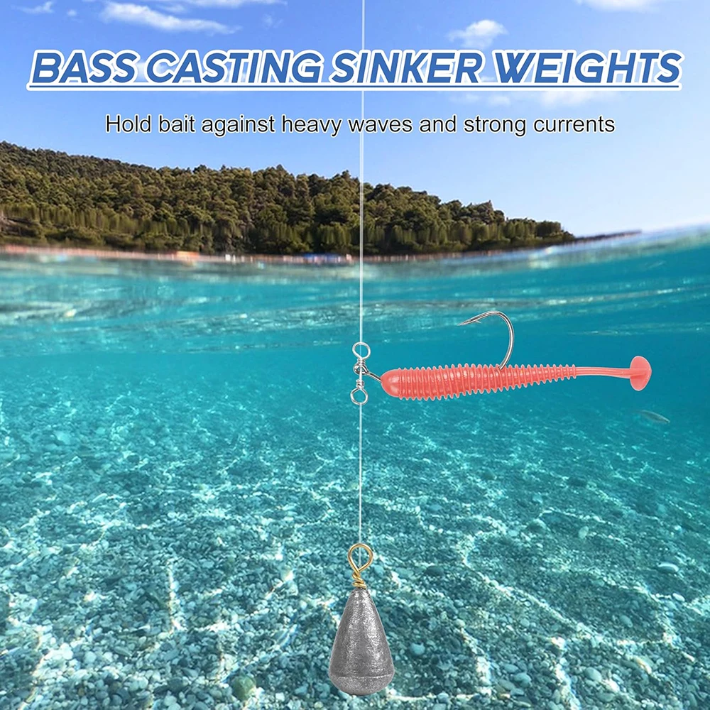Plomos de pesca Wacky y Drop Shot para lubina y bagre - imagen 5
