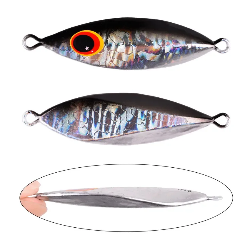 Señuelos de Metal para pesca en agua salada, cebo Artificial de 10G y 4,5 CM, de tiro largo, 6 unids/lote - imagen 3