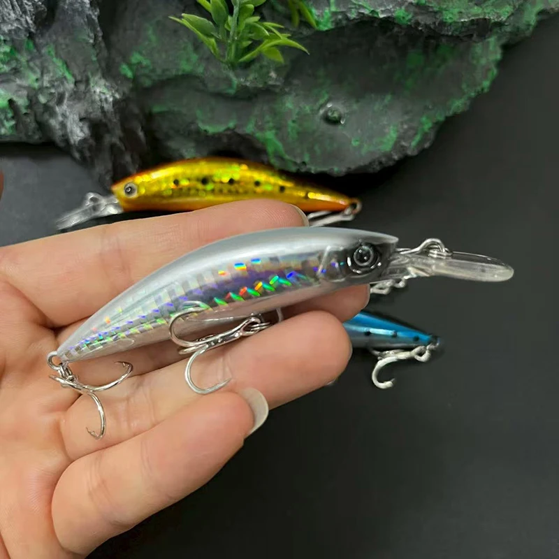 1 Uds. Señuelos de pesca de pececillo que se hunden, 70mm, 16g, cebo Artificial de fundición, trucha, lubina, Lucio, Wobblers, accesorios de pesca 9153 - imagen 5