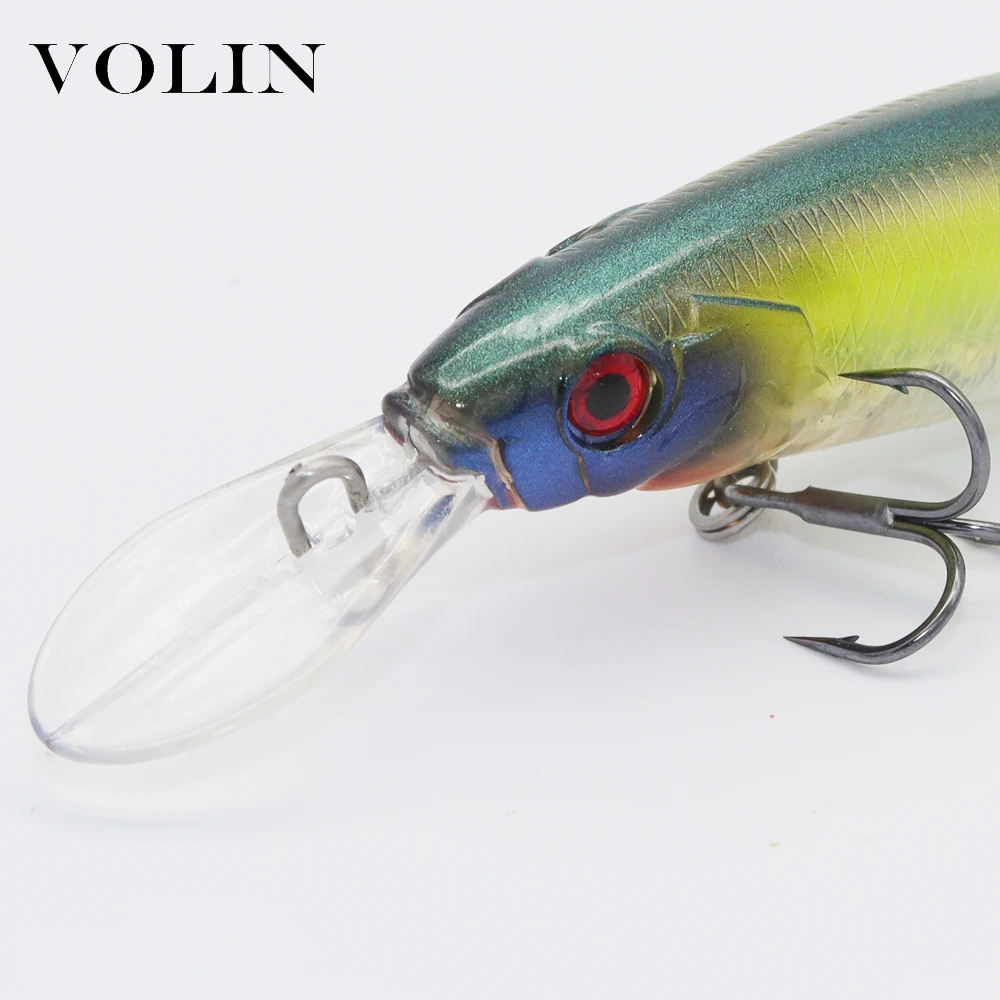 VOLIN-señuelo de pesca Artificial para pececillos duros, cebo articulado con cola de Magallón, Lur e, 65mm, 2022g, 1 unidad, 7,5 - imagen 3