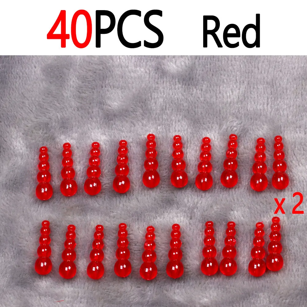 40pcs Red