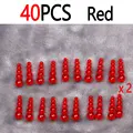 40pcs Red