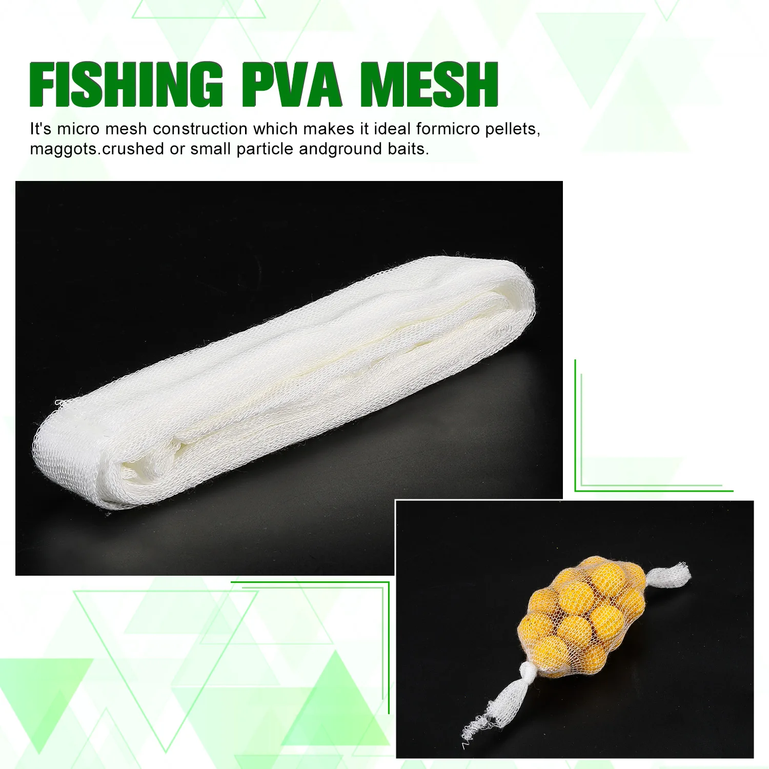Sougayilang Red de cebo PVA soluble para pesca carpa - imagen 3