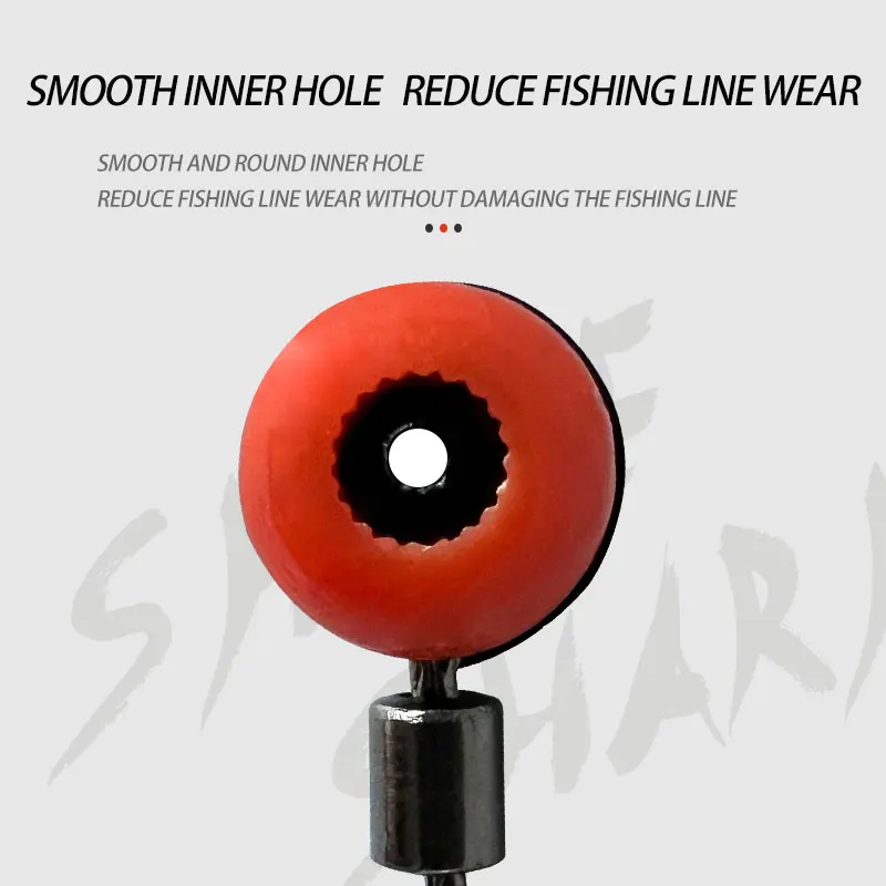 Juego de diapositivas de plomo para sedal de pesca, 100 Uds., 3 tamaños, conector de Clip de vástago de gancho, giratorios con broches de enclavamiento, accesorios de pesca - imagen 3