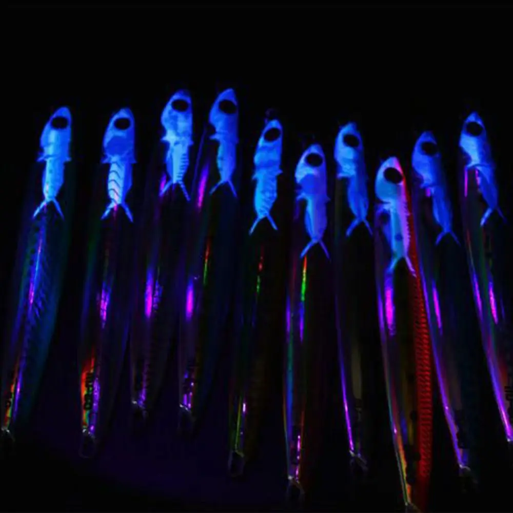 Cebo giratorio Minnow, 60g, 115mm, plantilla de caballa española, cebo de plomo de fundición, señuelo de Metal para pesca - imagen 2