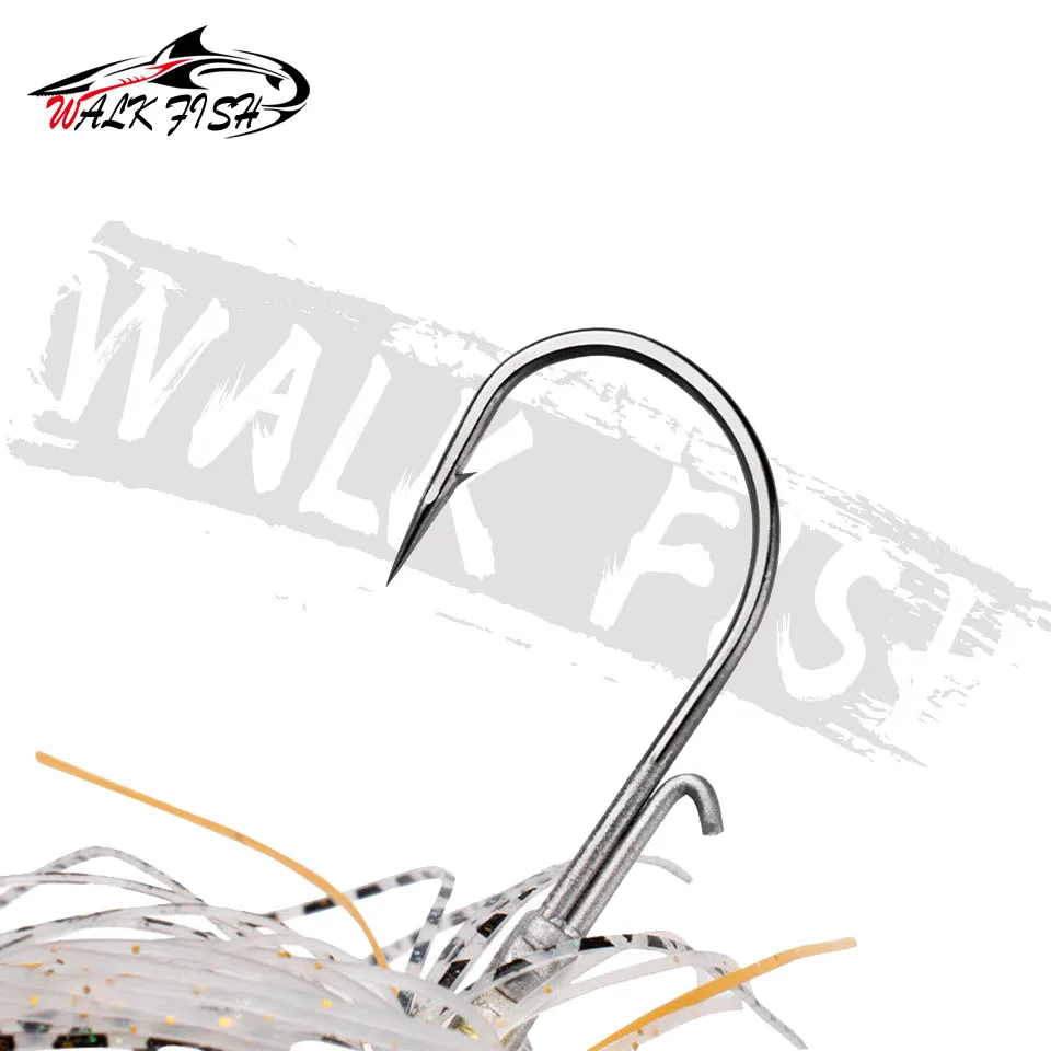 WALK FISH-señuelo de pesca de 14G/18G, cebo giratorio, hoja, Jig, bailarina, Buzzbait, wobbler, chatterbait para lubina, walleye - imagen 3